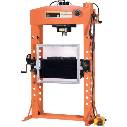 Super Heavy-Duty Shop Presses, 75 tons Capacity