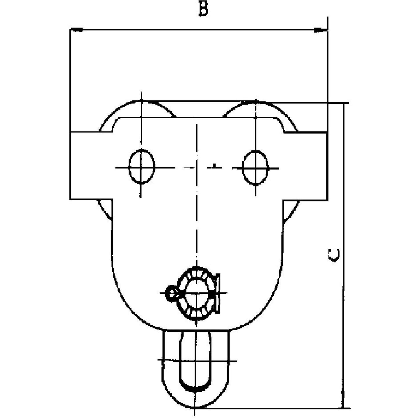 Heavy-Duty Manual Trolley - SBT Series, 11000 lbs. (5 tons)