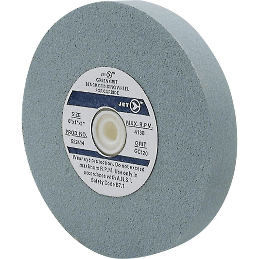 GC675C Bench Grinding Wheels, 6" x 3/4", 1" Arbor, Silicon Carbide
