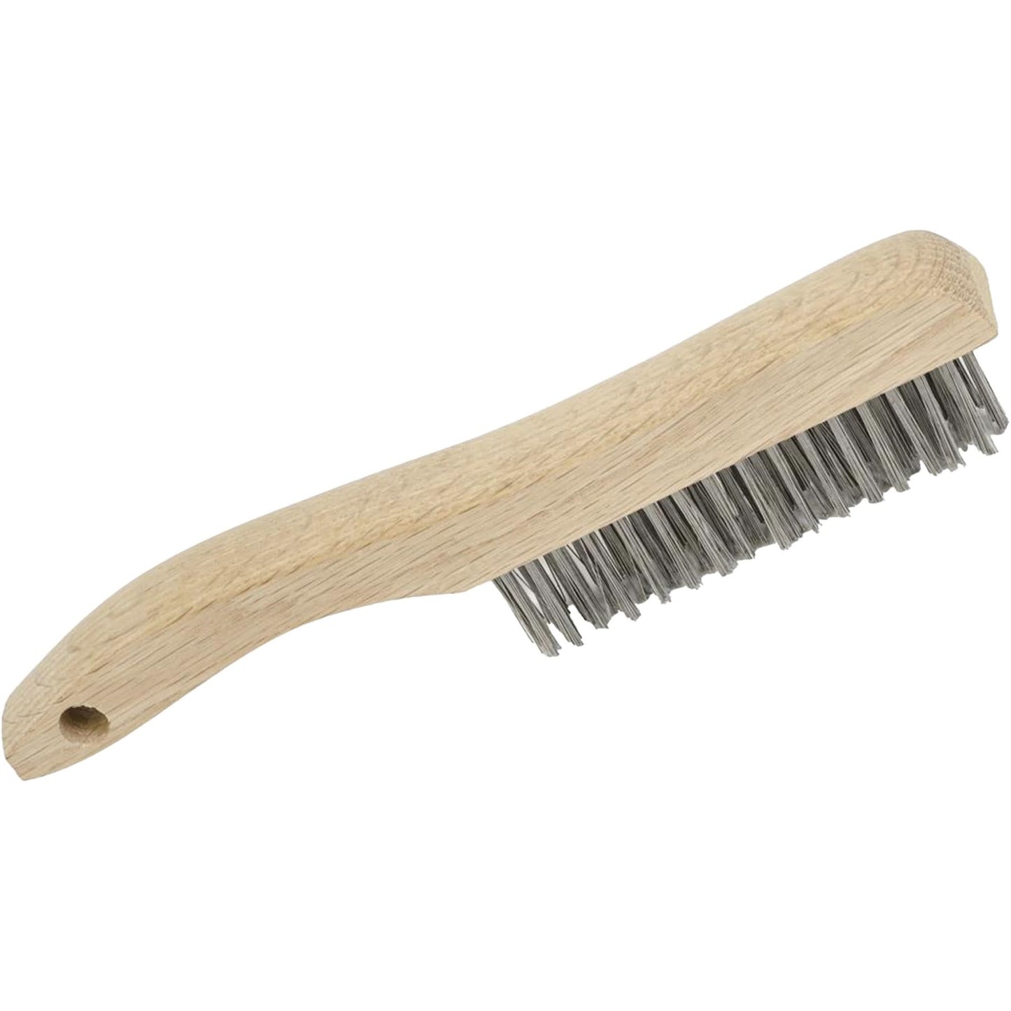 4SHSS Hand Scratch Brushes, Stainless Steel, 4 x 16 Wire Rows, 10" Long