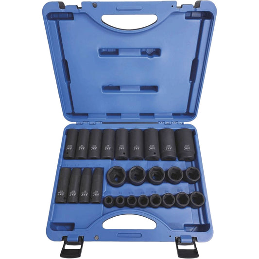 PS2612SD Jeux de douilles - Standard, 26 pièces, à chocs, carré conducteur 1/2"