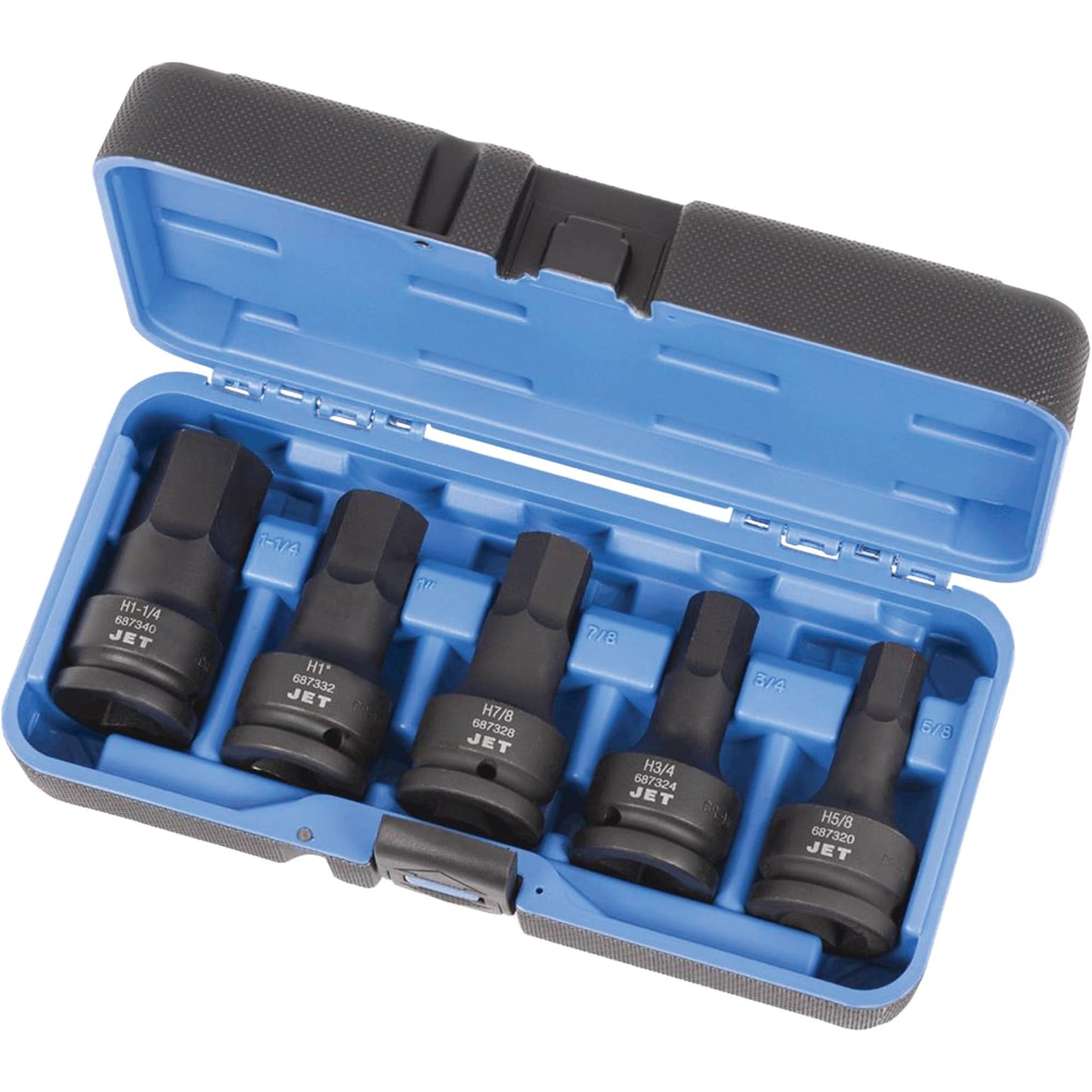 PHB-3405 Impact Bit Socket Sets, Hex, 3/4" Drive, 5 Pcs