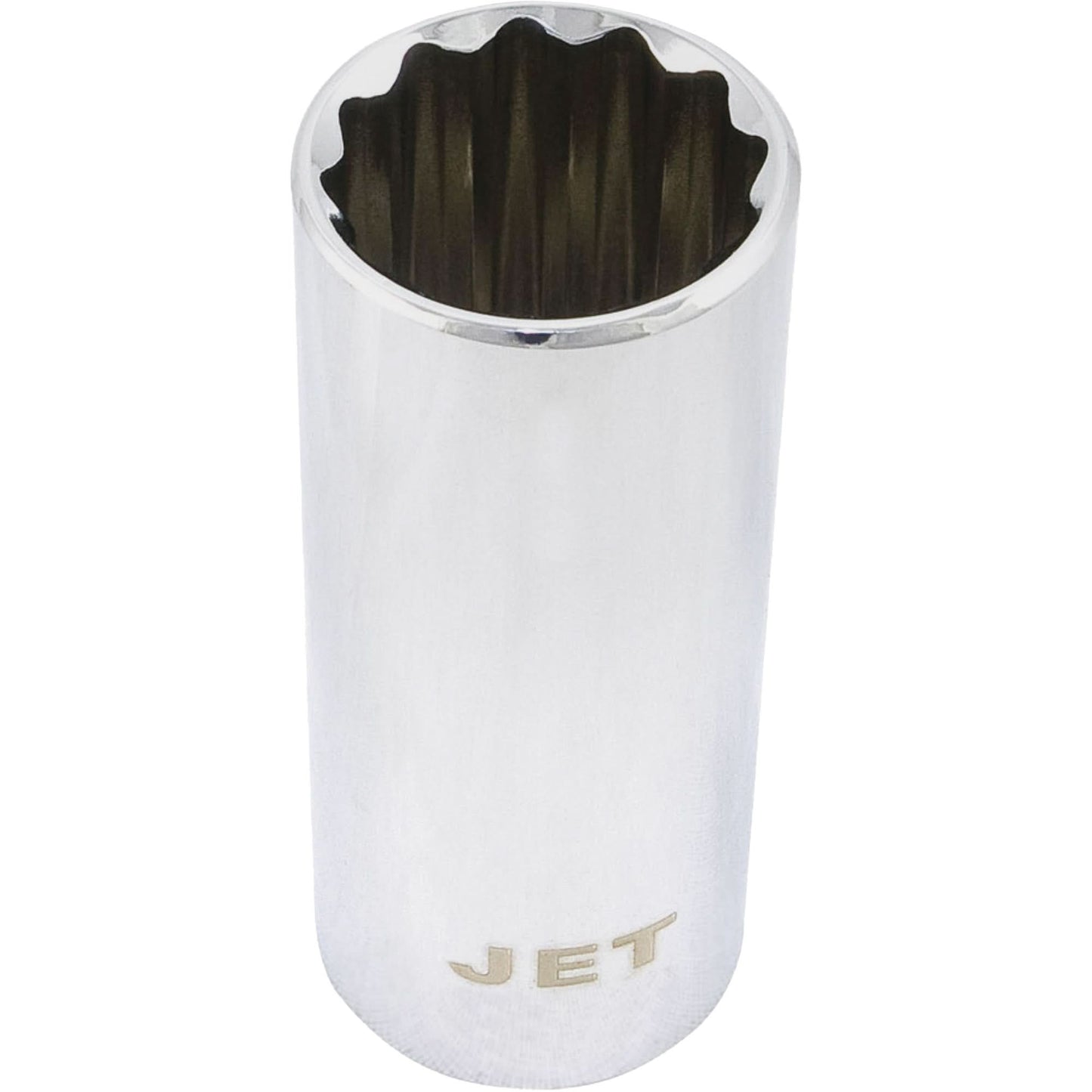 Chrome Socket, 1-1/8", 1/2" Drive, 12 Points, Deep