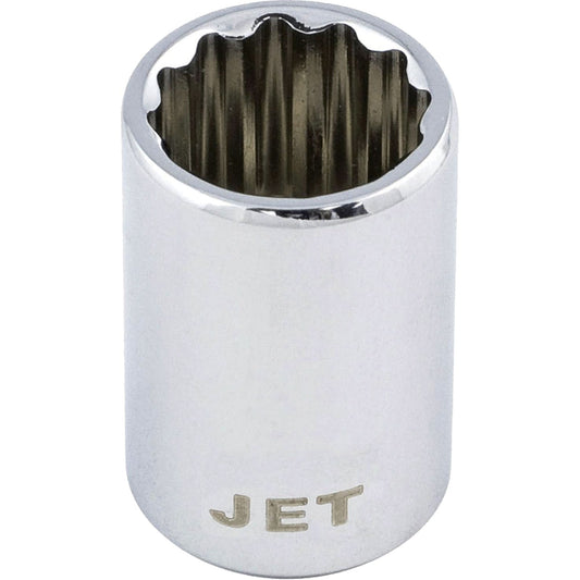 Chrome Socket, 24 mm, 1/2" Drive, 12 Points