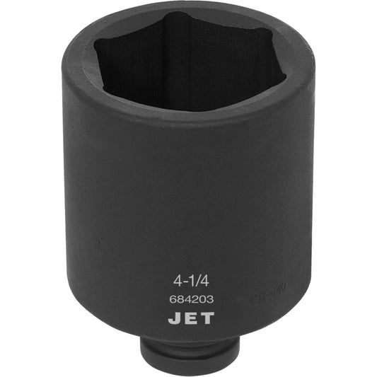 Socket, Impact, 4-1/4", 1" Drive, 6 Points, Deep