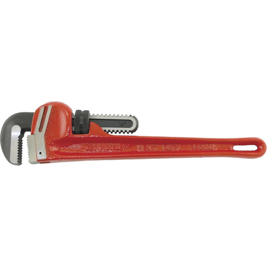 Clés serre-tubes PW-14 - Mâchoire en chrome-molybdène, capacité de mâchoire de 2-7/16", longueur de 14", finition chromée