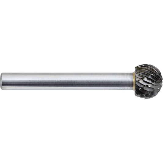 D5-DC JET-KUT GP Ball Shape Carbide Bur, 1/2" Dia.