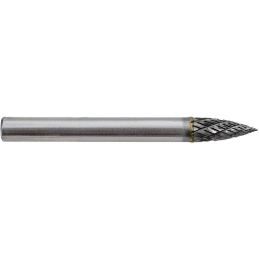 G1-DC JET-KUT® Tree Shape Bur (Pointed End), 1/4" Dia.