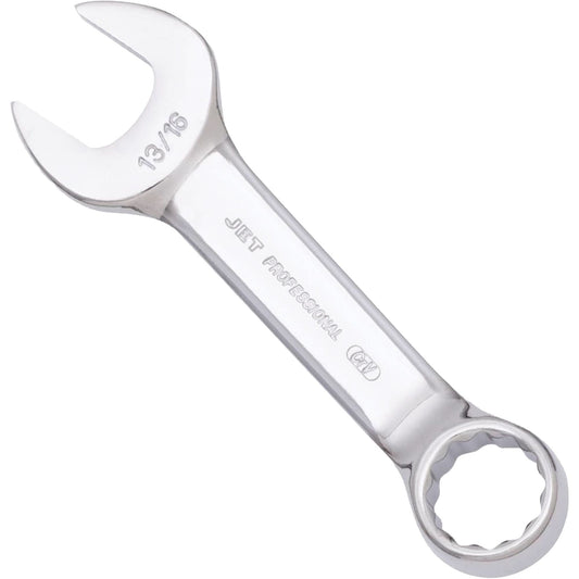 SAE Stubby Combination Wrench, 13/16", Polished Finish