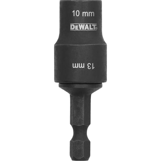Tourne-écrou amovible à double embout FLEXTORQ®, entraînement 13 mm, 12,2 cm L, magnétique