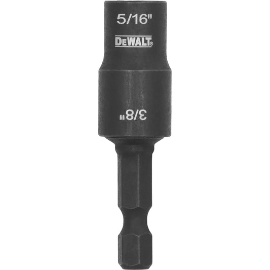 Impact Ready Double-Ended Detachable Nut Driver, 5/16"/3/8" Drive, 2" L, Magnetic