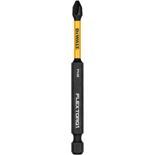 FLEXTORQ® Impact Driver Bit, Phillips, #2 Tip, 1/4" Drive Size, 3-1/2" Length