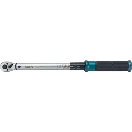 Clé dynamométrique 72 dents, à déclenchement, carré 3/8", 13,6 - 135,6 Nm.