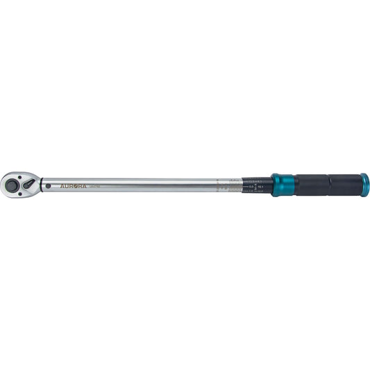 72-Tooth Torque Wrench, Click, 1/2" Square Drive, 25 - 250 ft-lbs.