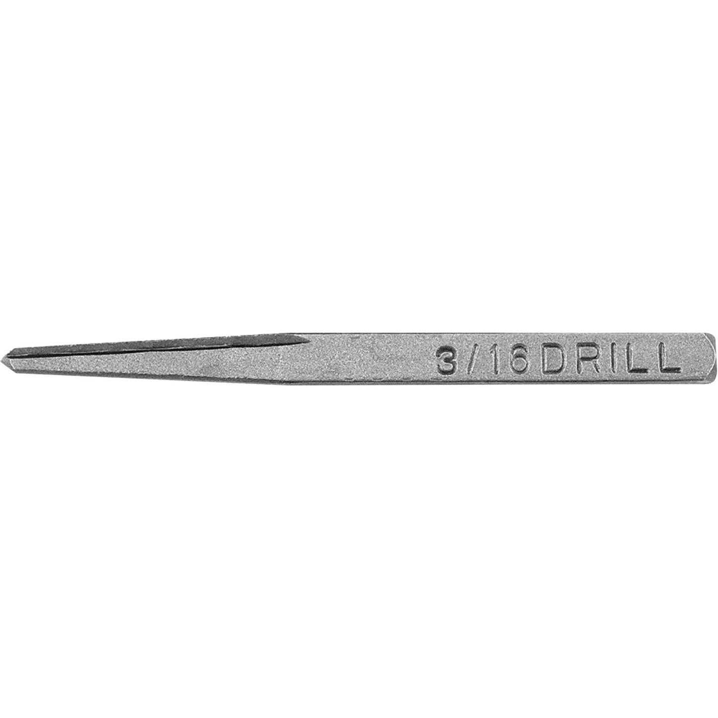 Undercut Flute Screw Extractor, For Screw Size 3/8", Chromium Steel