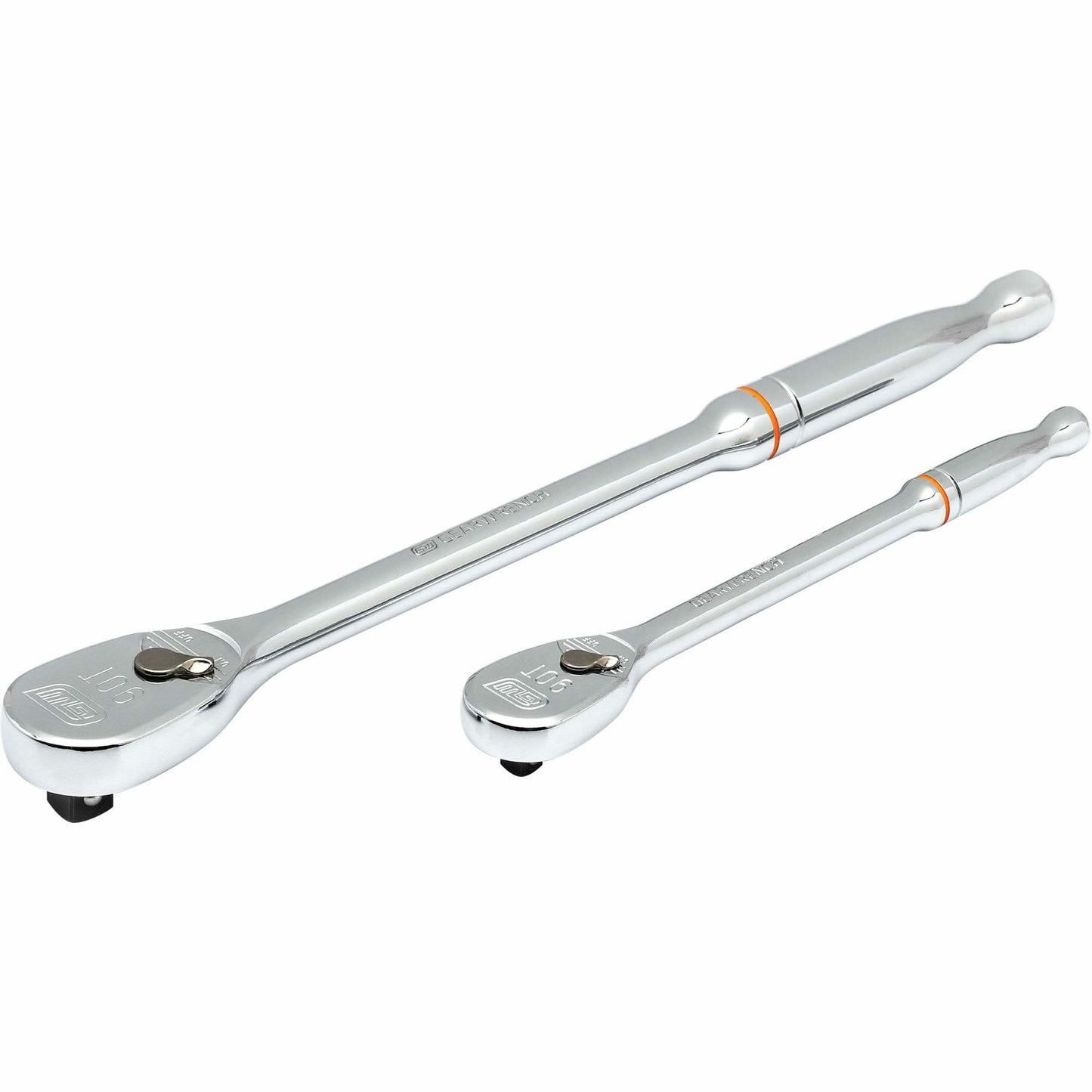90-Tooth Long Handle Teardrop Ratchet Set