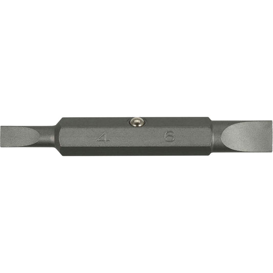Embout de tournevis, plat, 4 mm/6 mm