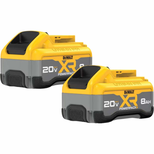 Piles MAX* XR POWERPACK™, Li-ion, 20 V, 8 Ah