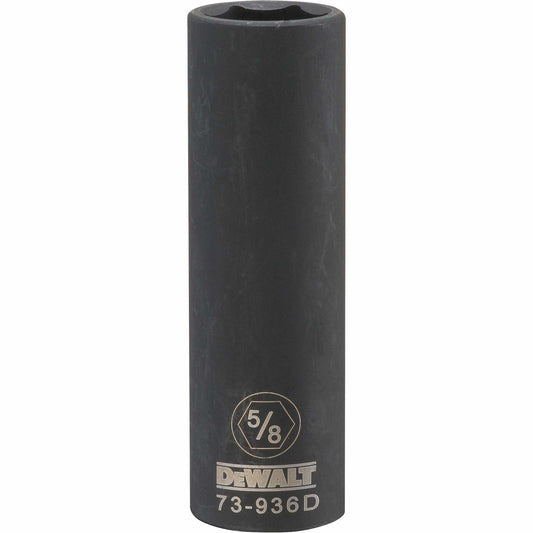 Socket, Impact, 5/8", 1/2" Drive, 6 Points