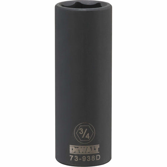 Socket, Impact, 3/4", 1/2" Drive, 6 Points