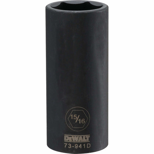 Socket, Impact, 15/16", 1/2" Drive, 6 Points