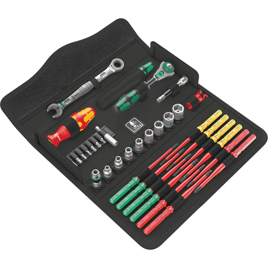 Kraftform Kompakt W Imperial 1 Maintenance Tool Kit, 35 Pcs, 1/4" Drive Size