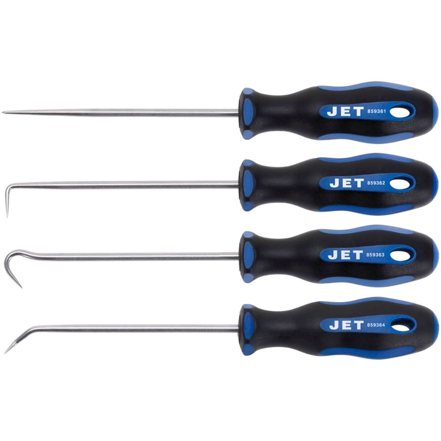 JPHS-604 Jeu de 4 crochets et pointes de 6 po