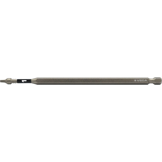 Impactech® Power Bit, Square, #1 Tip, 1/4" Drive Size, 6" Length