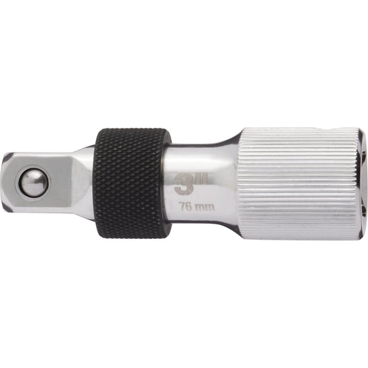 Locking Extension Socket, 1/2" Drive, 3" L