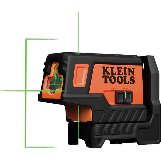 Compact Green Cross-Line Laser Level with Plumb Spot