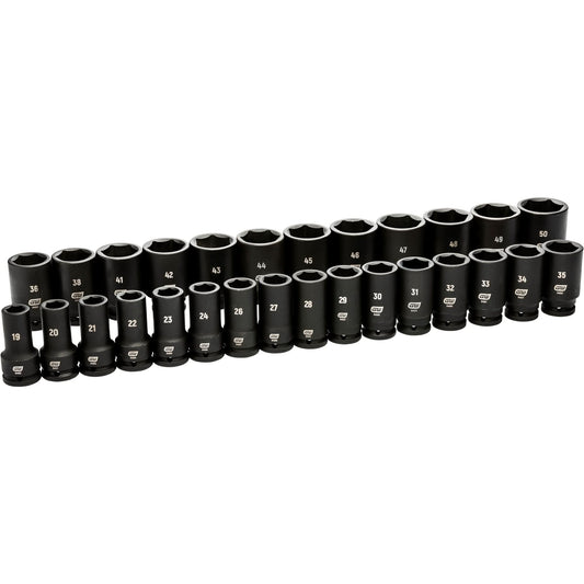 6 Point Metric Socket Set