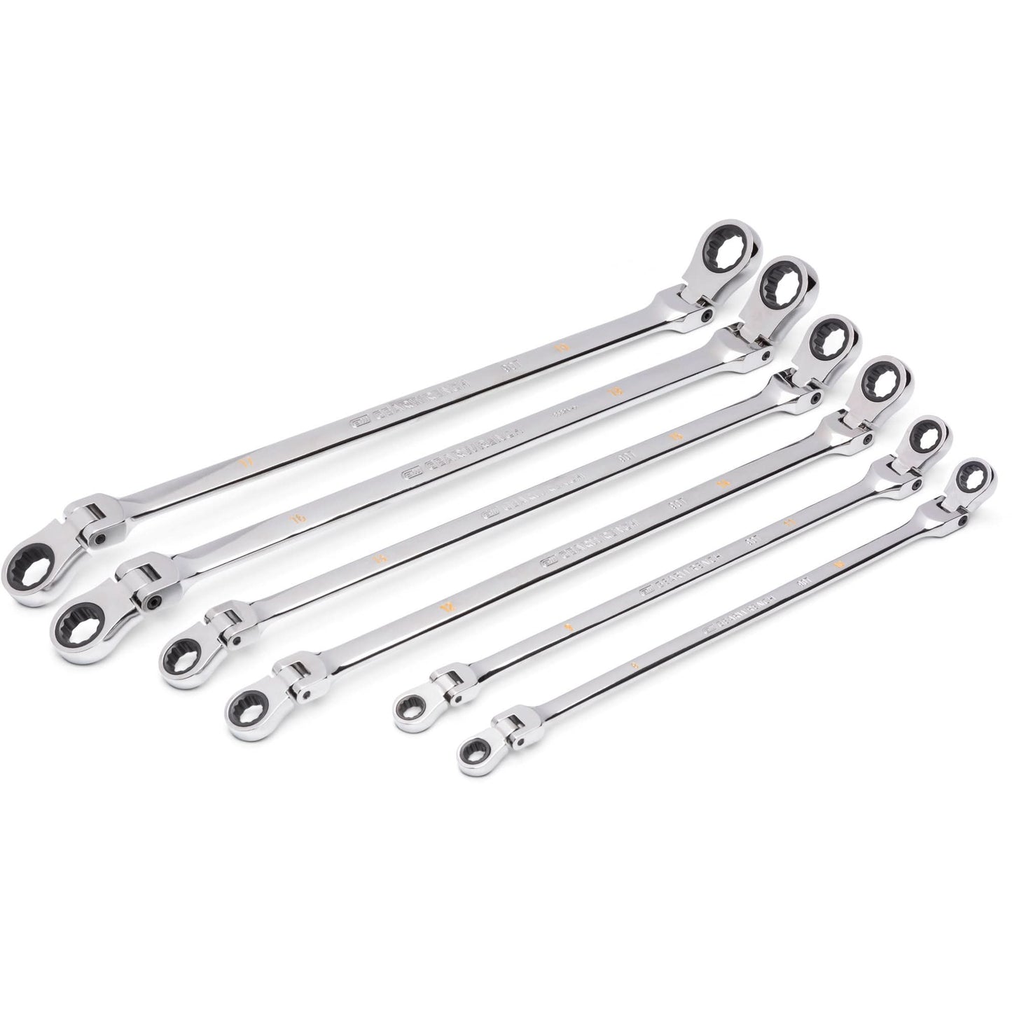 90-Tooth 12 Point Metric GearBox™ Double Ratcheting Wrench Set