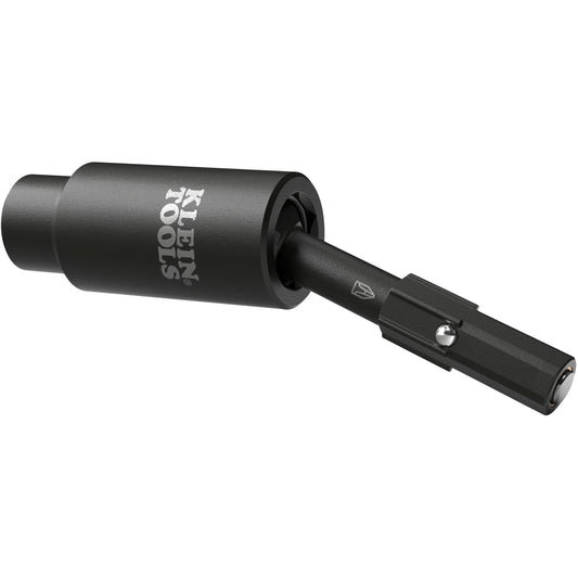 Impact Flip Socket Swivel Adapter, 1/4" Drive Size, 1/4" Male Size, Ball, 2-7/10" L