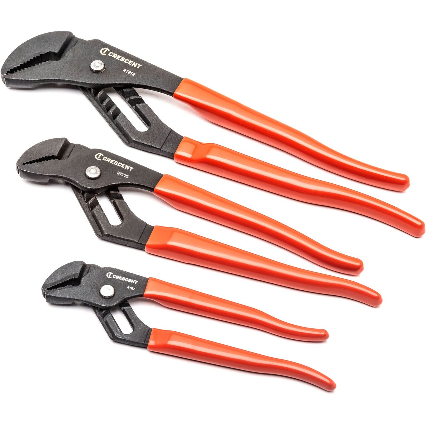 Straight Jaw Dipped Handle Tongue & Groove Plier Set