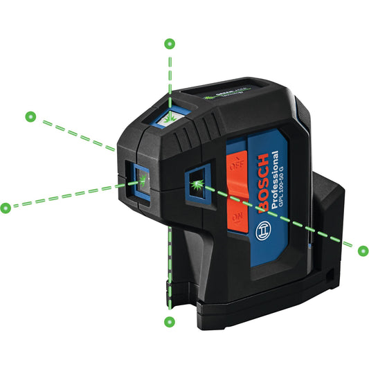 Green-Beam Five-Point Self-Leveling Alignment Laser