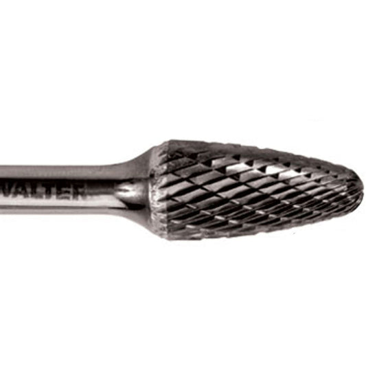 Double Cut Ballnose Tree Burr, SF-1, 1/4" Dia., 5/8" Depth of Cut