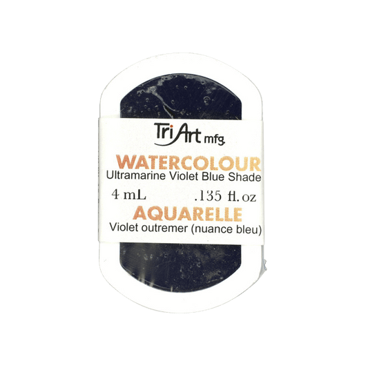 Aquarelle en godet Tri-Art – Bleu violet outremer – 4 ml