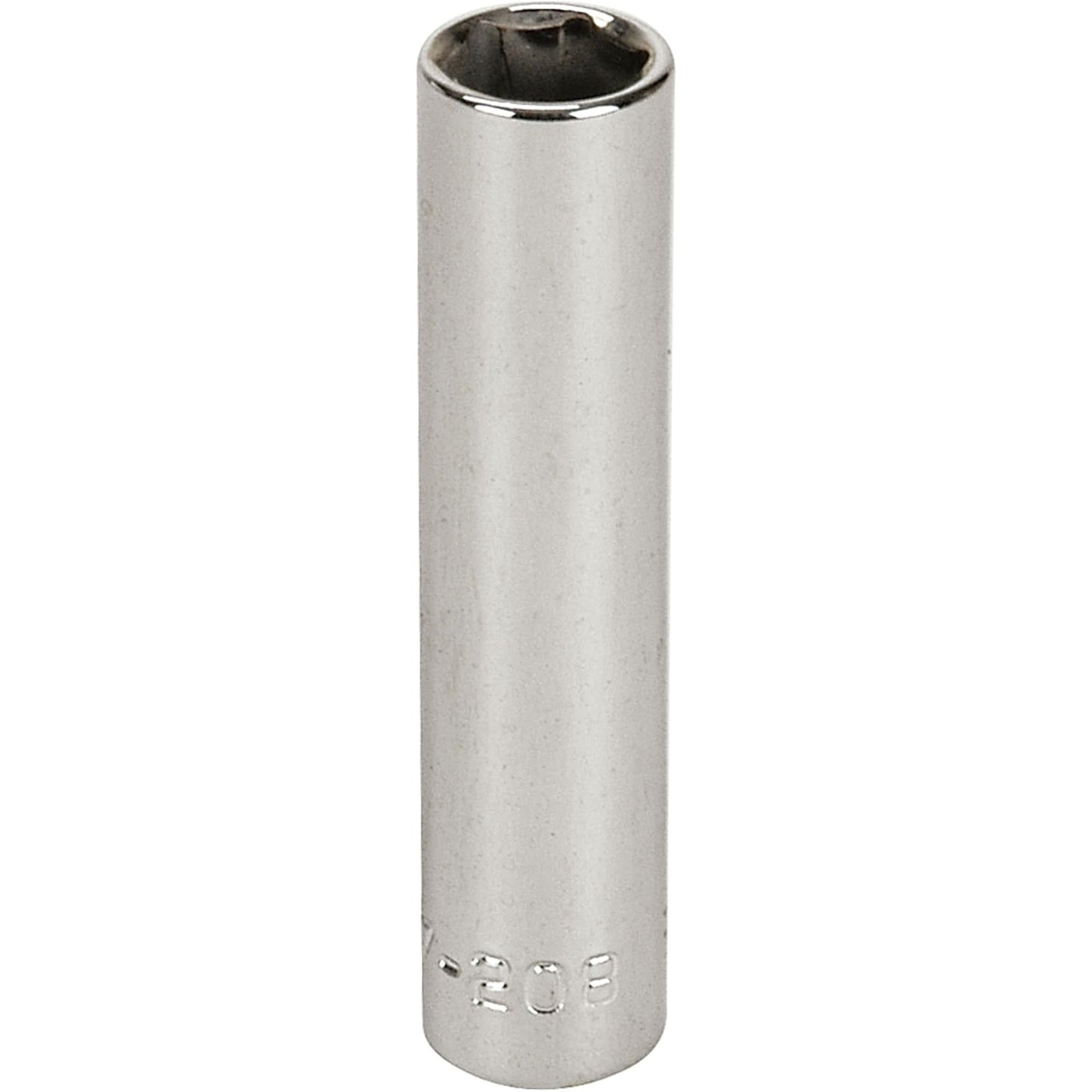 Socket, 8 mm, 1/4" Drive, 6 Points, Deep