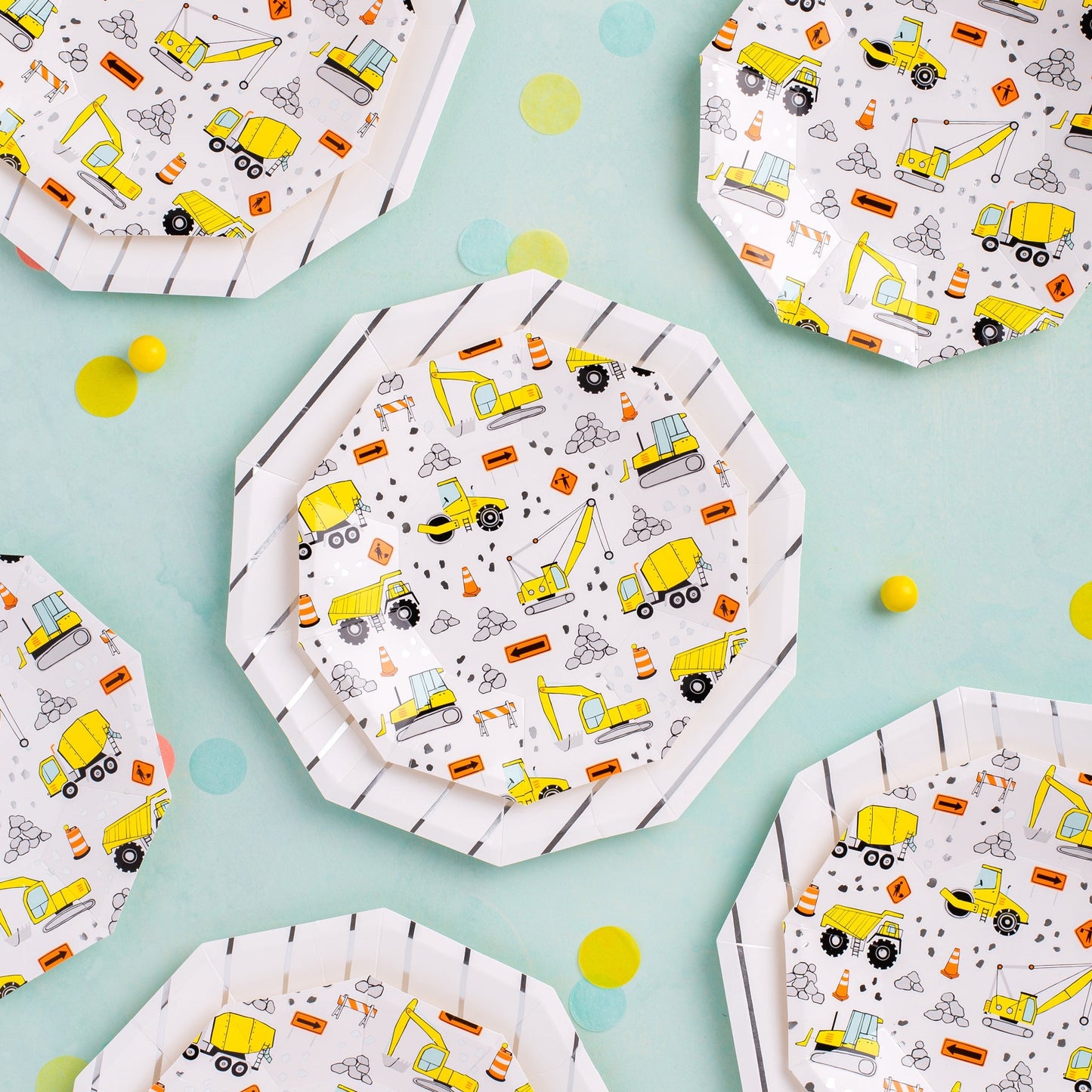 Construction Small Plates (SET OF 8)