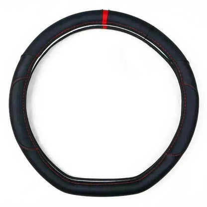 Universal Leather Steering Wheel Cover Suitable for the Four Season.