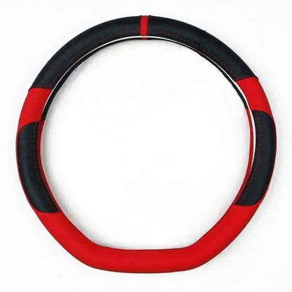 Universal Leather Steering Wheel Cover Suitable for the Four Season.
