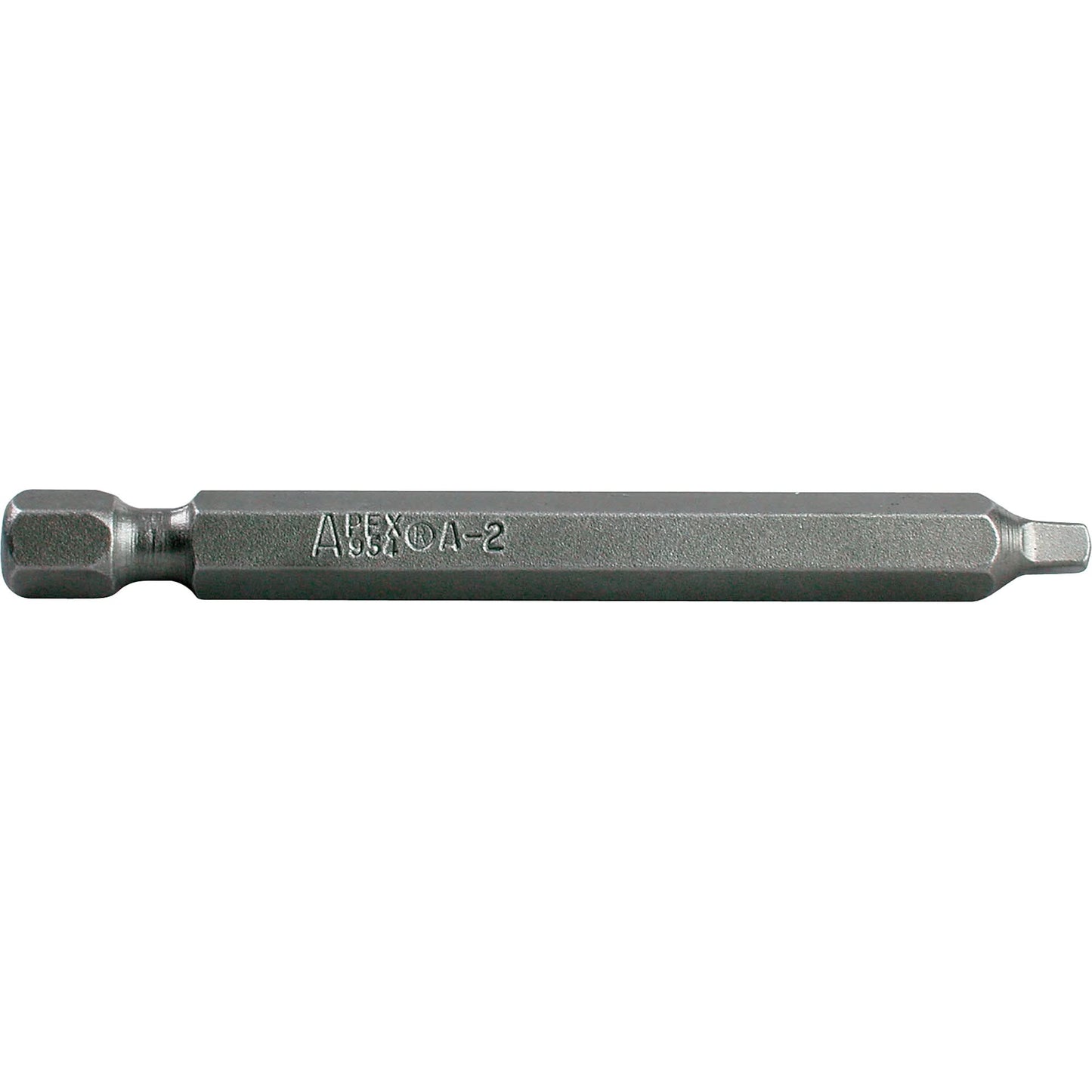 1/4" Square Recess Power Bits, Square, #3 Tip, 1/4" Drive Size, 3-1/2" Length