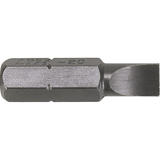 Limited Clearance Insert Bits, Slot, 7/32", 1/4" Drive