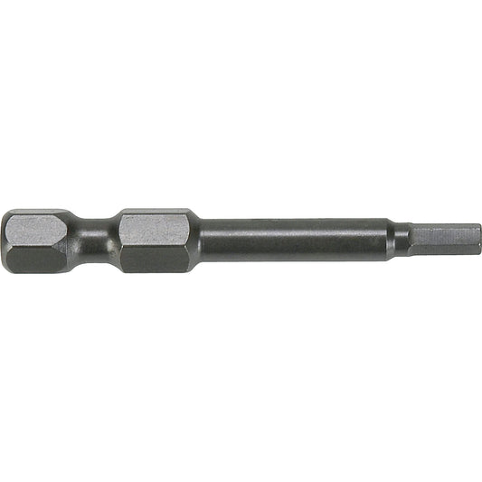 1/4" Metric Hex Power Bits, Hex, 1.5 mm Tip, 1/4" Drive Size, 1-15/16" Length