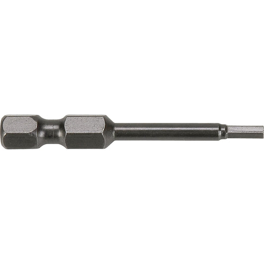 Embout de tournevis électrique hexagonal SAE 1/4", hexagonal, pointe 1/16", carré d'entraînement 1/4", longueur 1-15/16"