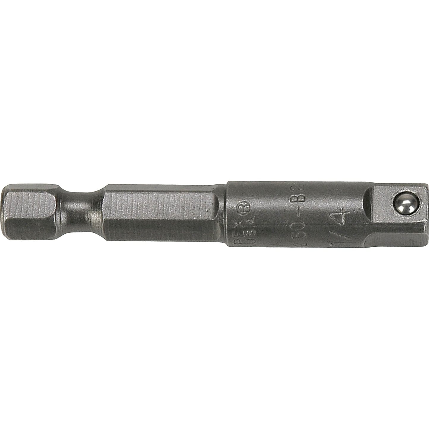 Hex To Male Square Drive Extension, 3/8" Drive Size, 2" L