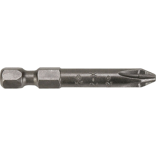 1/4" Phillips Power Drive, ACR, Phillips, #2 Tip, 1/4" Drive Size, 3-1/2" Length