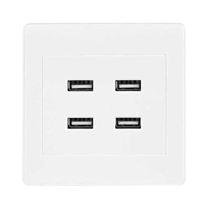 USB charging wall socket panel
