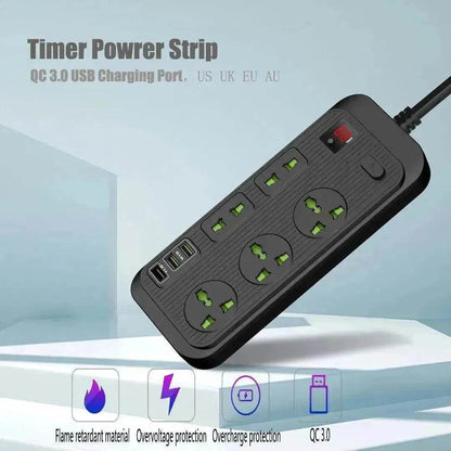 Multiprise USB intelligente britannique multiprise parafoudre multifonction