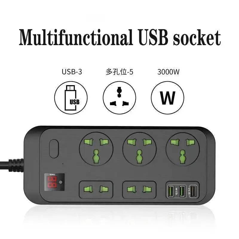 Multiprise USB intelligente britannique multiprise parafoudre multifonction